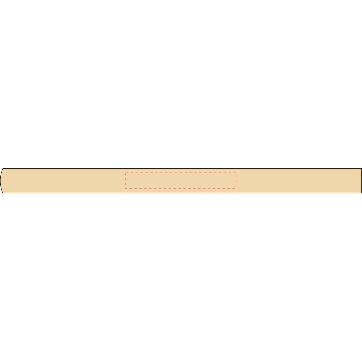 mittig (13 x 90 mm)
