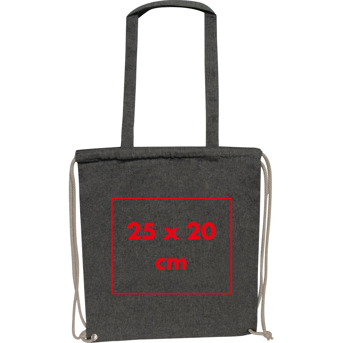 Auf die Tasche/Beutel (25 x 20 cm)