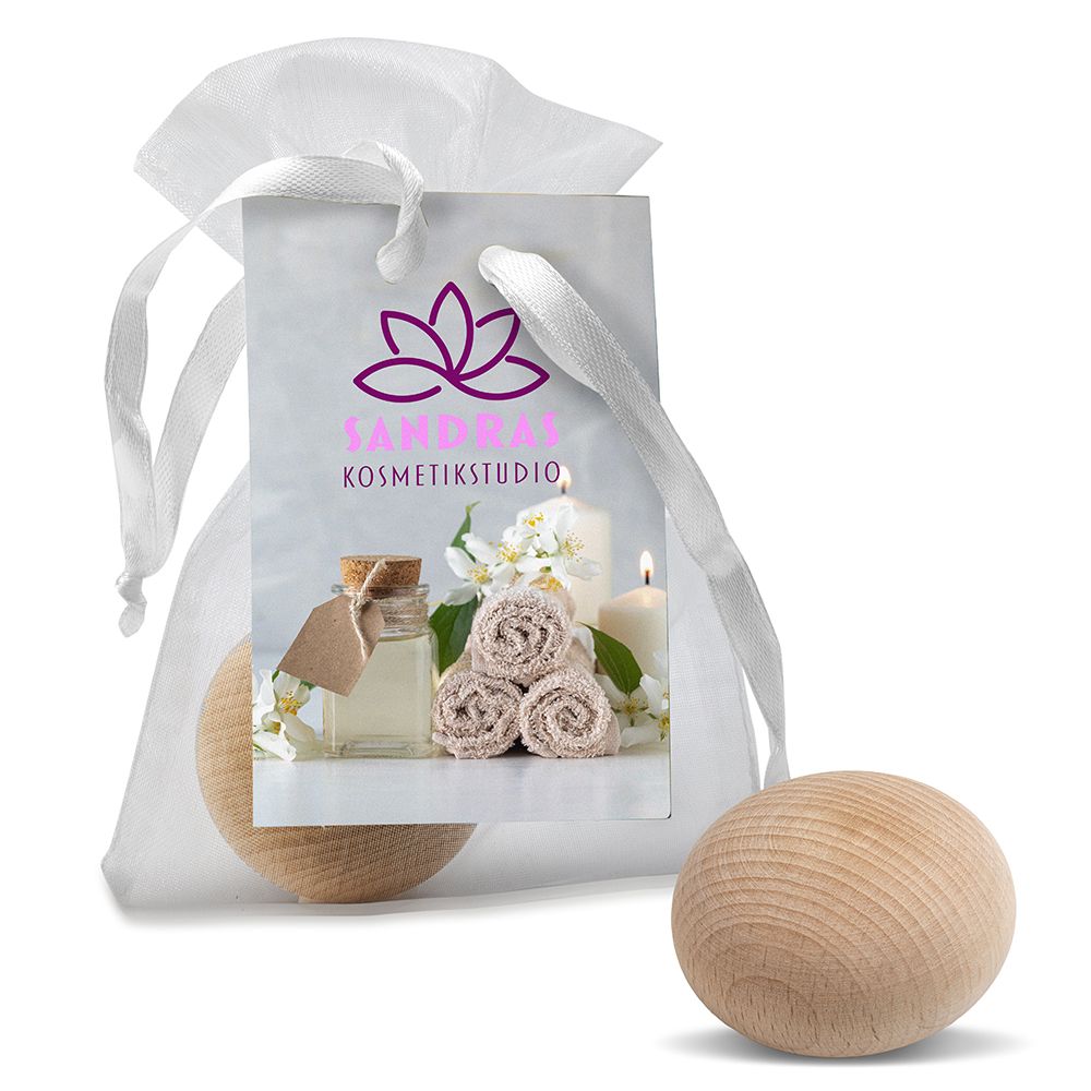 auf Karte + auf Produkt (10,0 x 13,6 cm, Ø 3 cm)