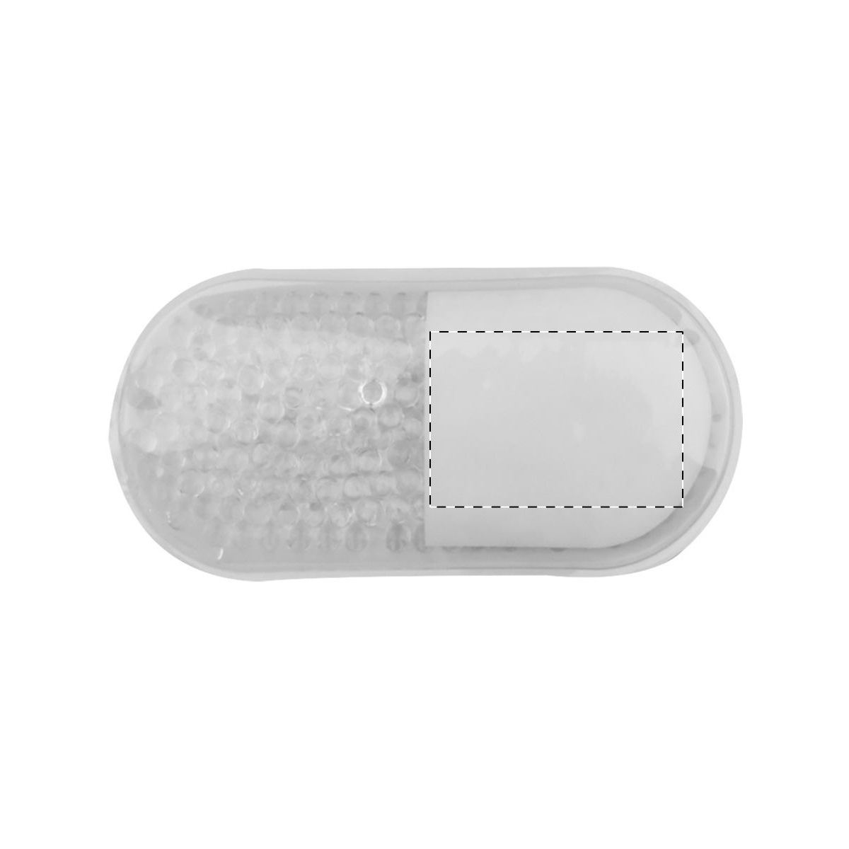 Vorderseite - weiße Fläche (40 x 10 mm)