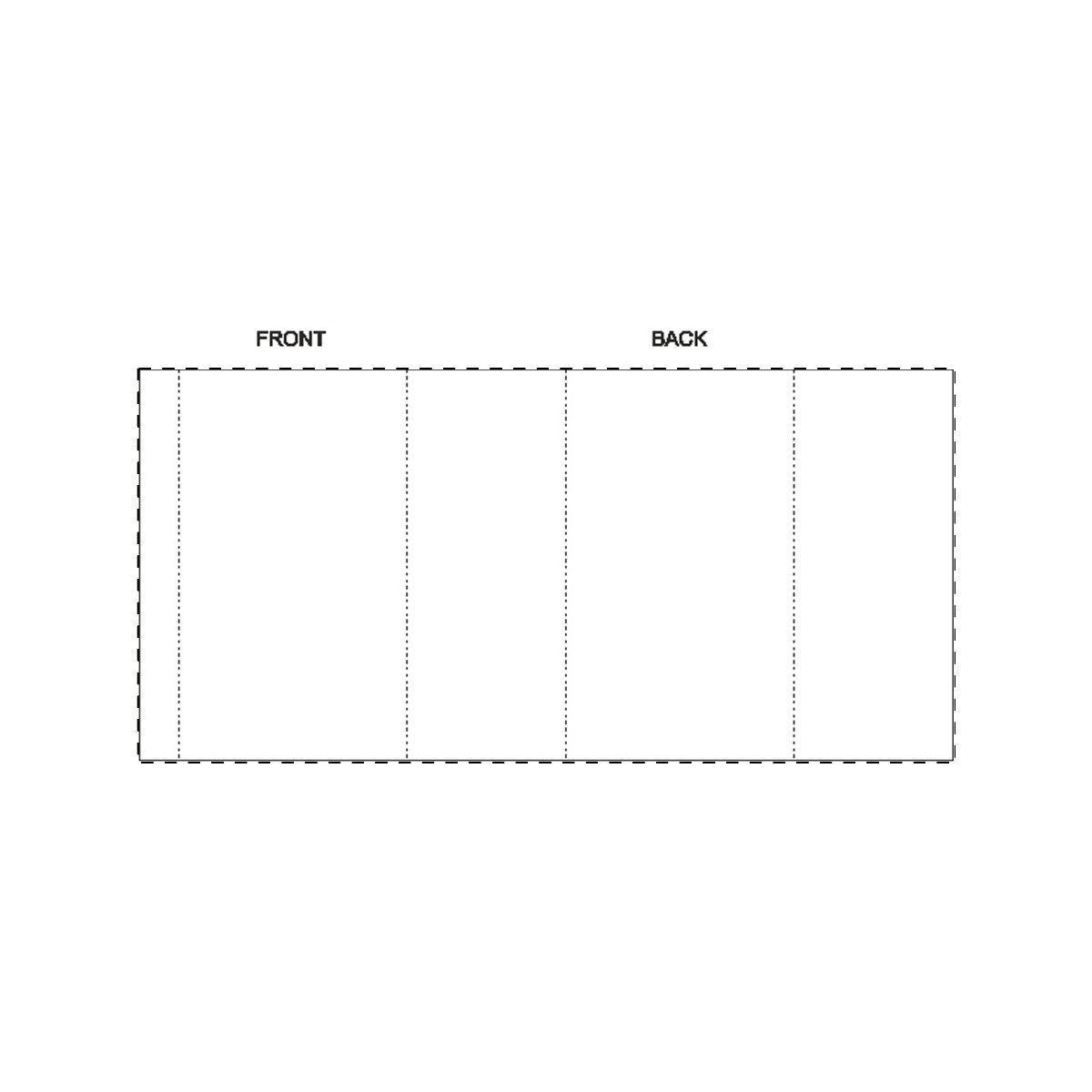 Maßgefertigte Papierbanderole (204 x 98 mm)