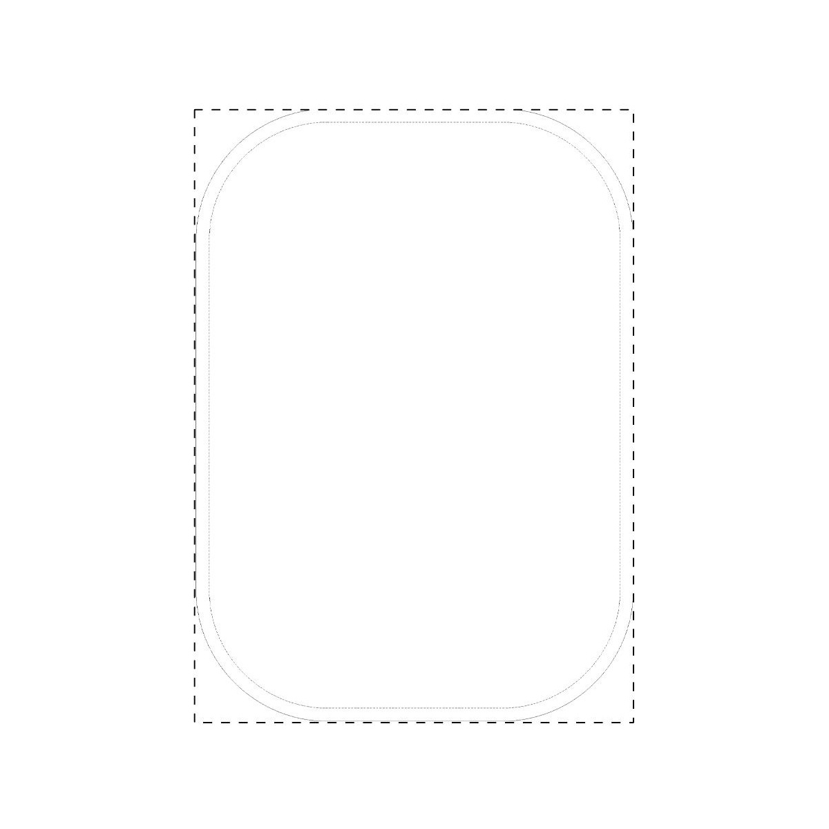 Komplette Oberfläche (550 x 770 mm)