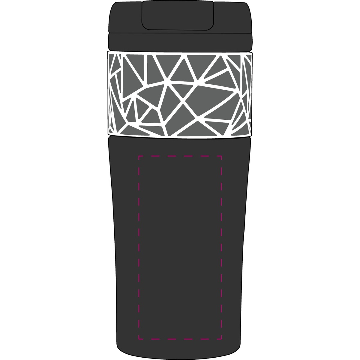 auf Becher seitlich (100 x 45 mm)