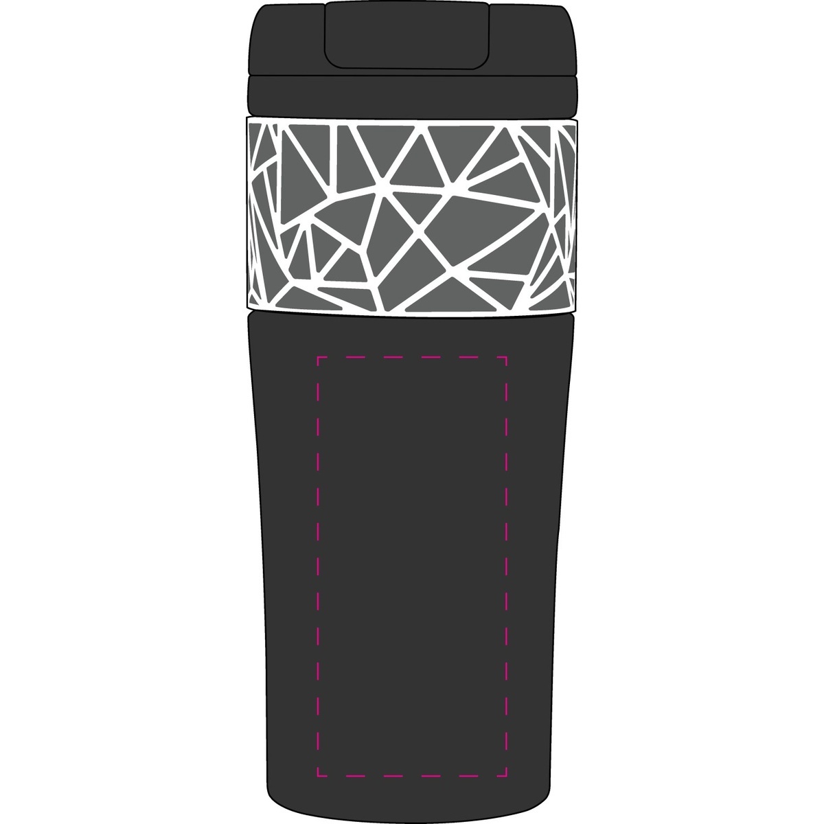 auf Becher seitlich (100 x 45 mm)