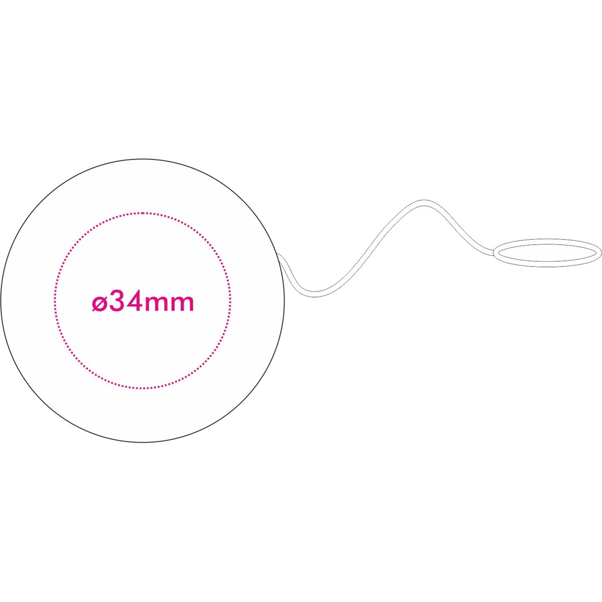 Rückseite (ø 3,4 cm)