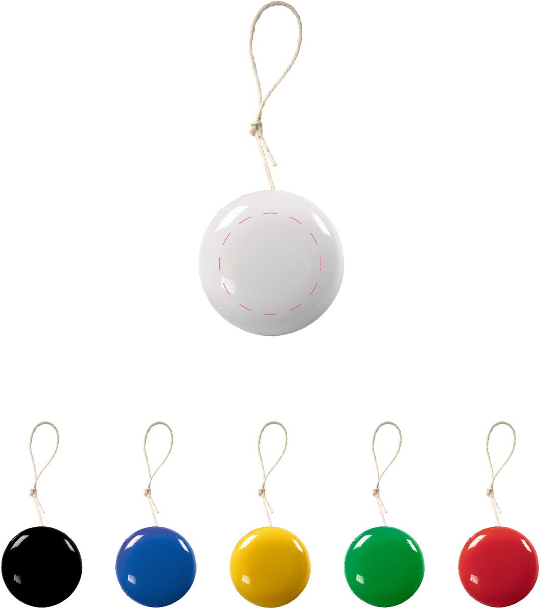 mittig (Ø 3,5 cm)