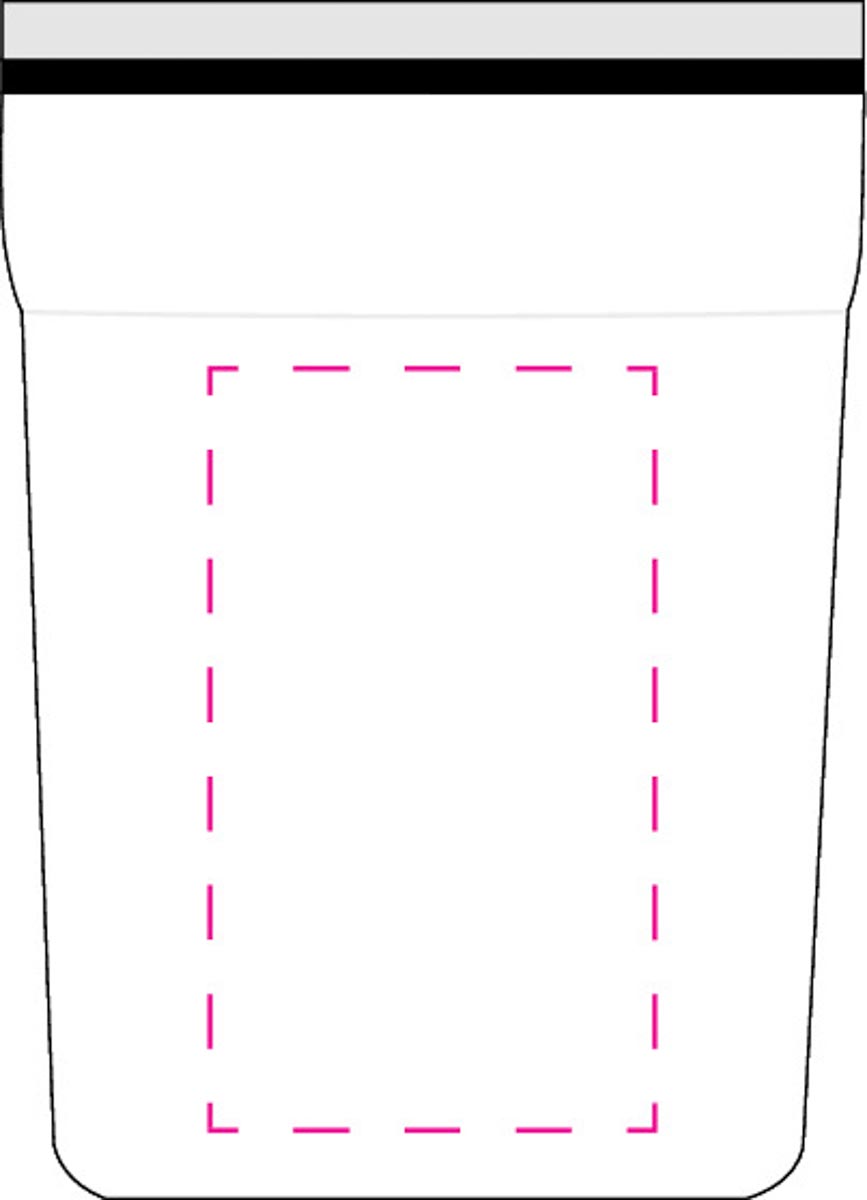 auf Becher (3,5x6 cm)