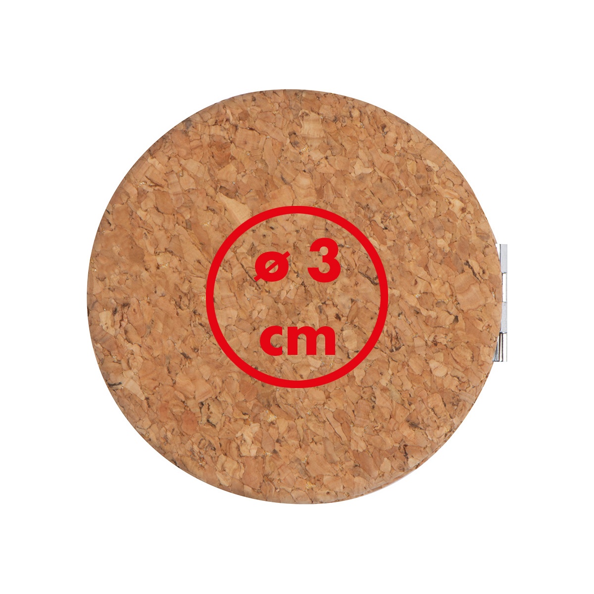 Oben (ø 3 cm)
