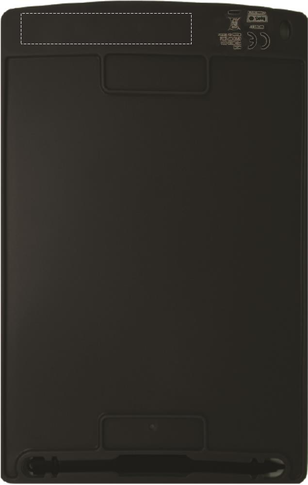 Rückseite oben (1,5 x 8 cm)