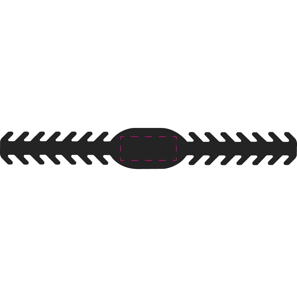 mittig (15 x 35 mm)