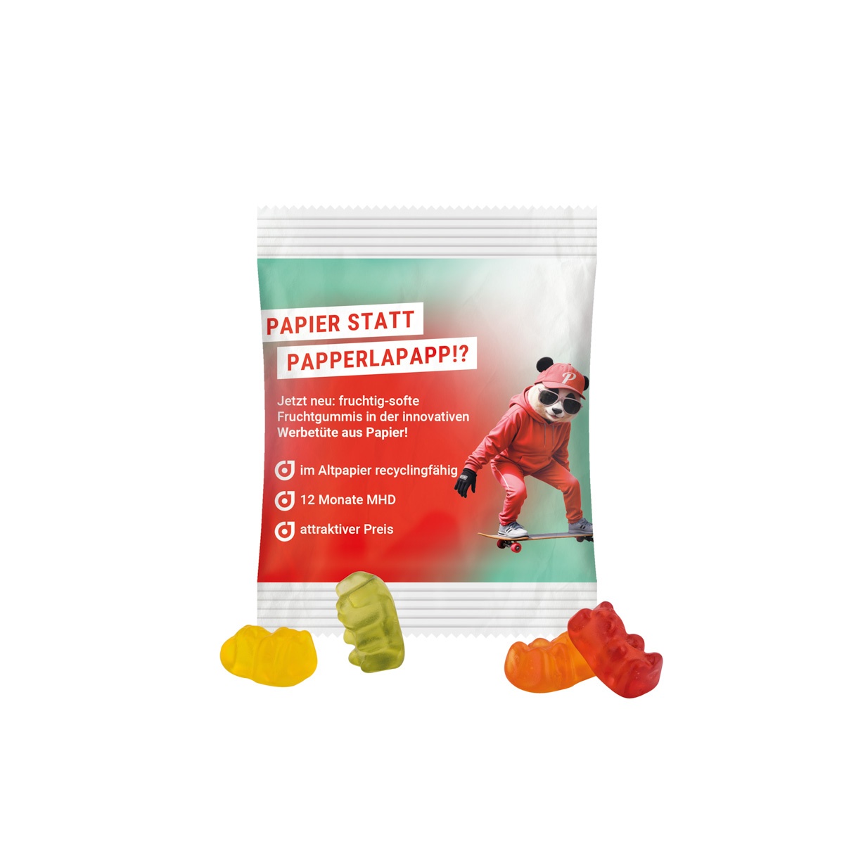 auf dem Artikel (Ca. 7 x 8,4 cm)