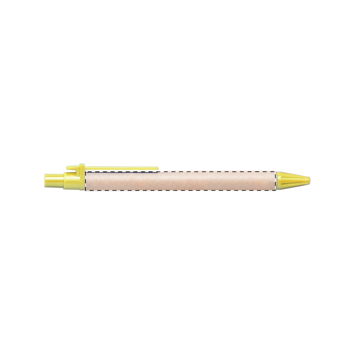 Kugelschreiber-Korpus - links vom Clip (70 x 5 mm)