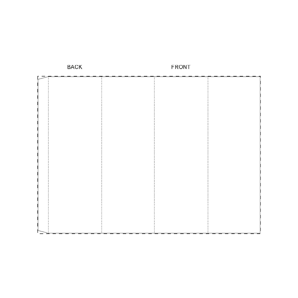 Maßgefertigte Papierbanderole (280 x 197 mm)