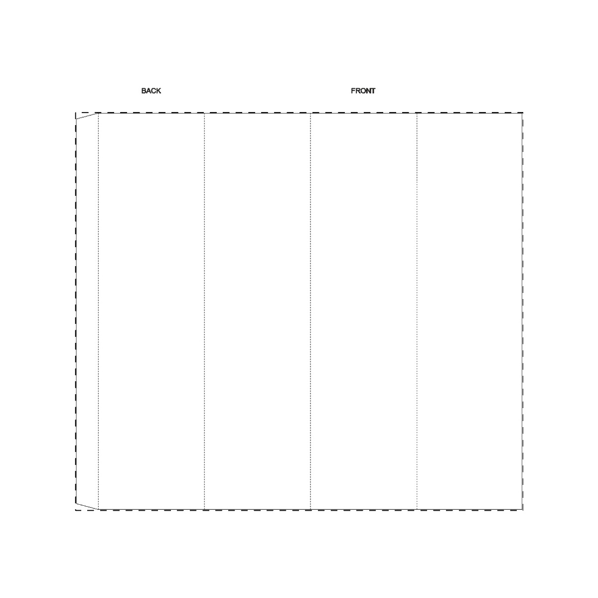 Maßgefertigte Papierbanderole (321 x 285 mm)