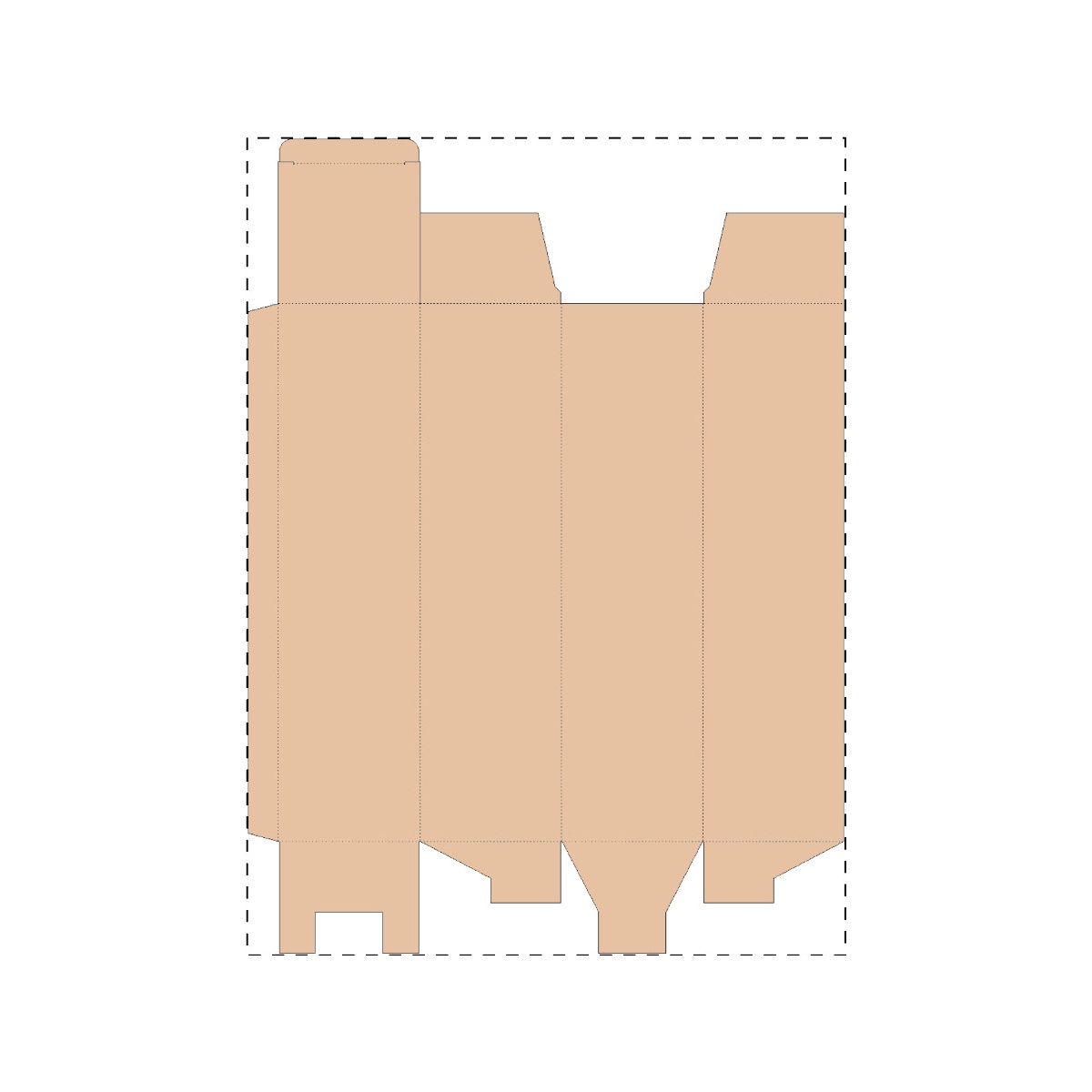 Maßgefertigter Kraft-Wellpappkarton (316 x 432 mm)