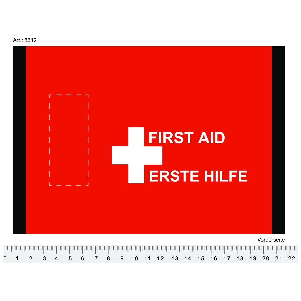 Vorderseite (30 x 70 mm)