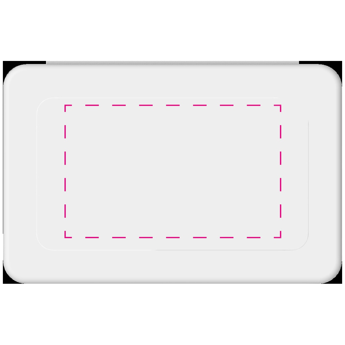 Boden mittig (40 x 65 mm)