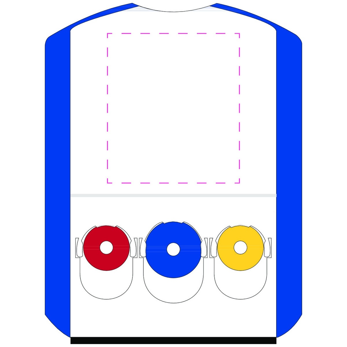 mittig (68 x 60 mm)