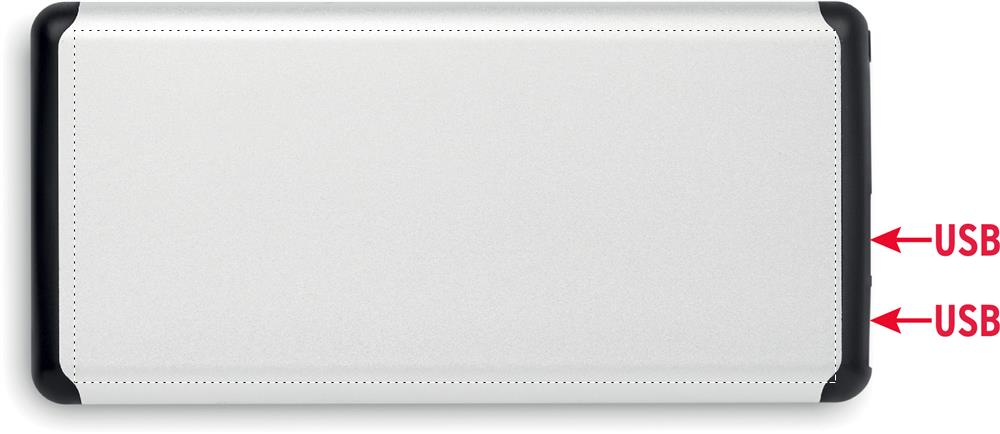 Oberseite (6 x 13 cm)