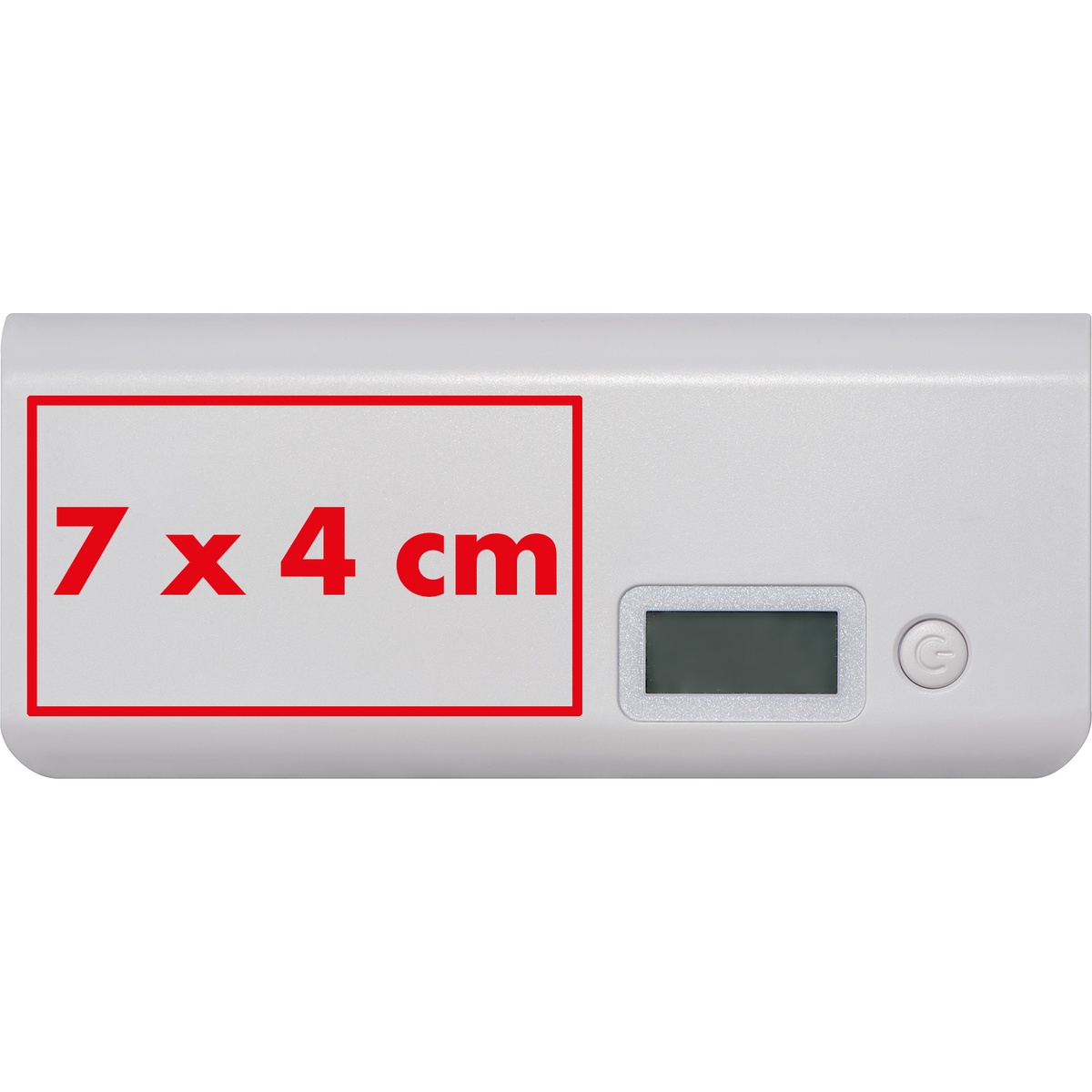 Auf die Powerbank (7 x 4 cm)