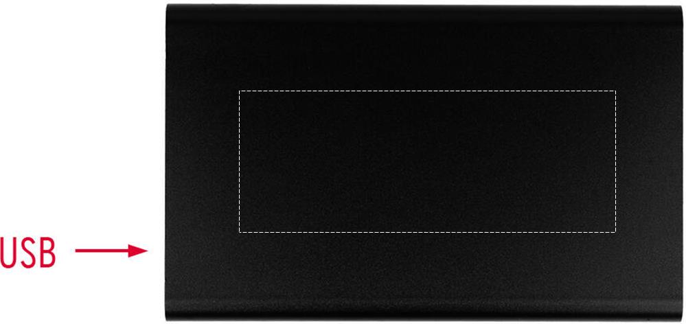 Oberseite (3 x 8 cm)