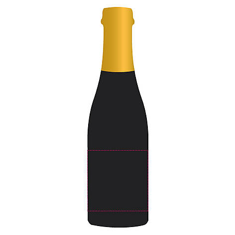 Flasche-Vorderseite (5,5 x 5,5 cm)