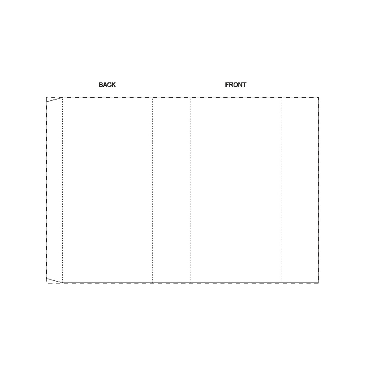 Maßgefertigte Papierbanderole (224 x 152 mm)