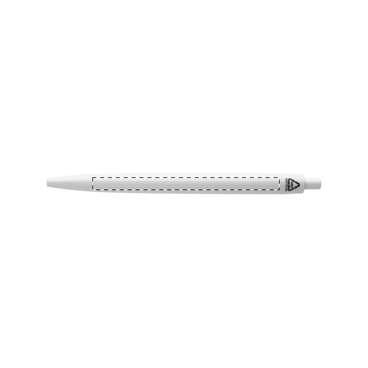 Korpus - gegenüber vom Clip (90 x 6 mm)