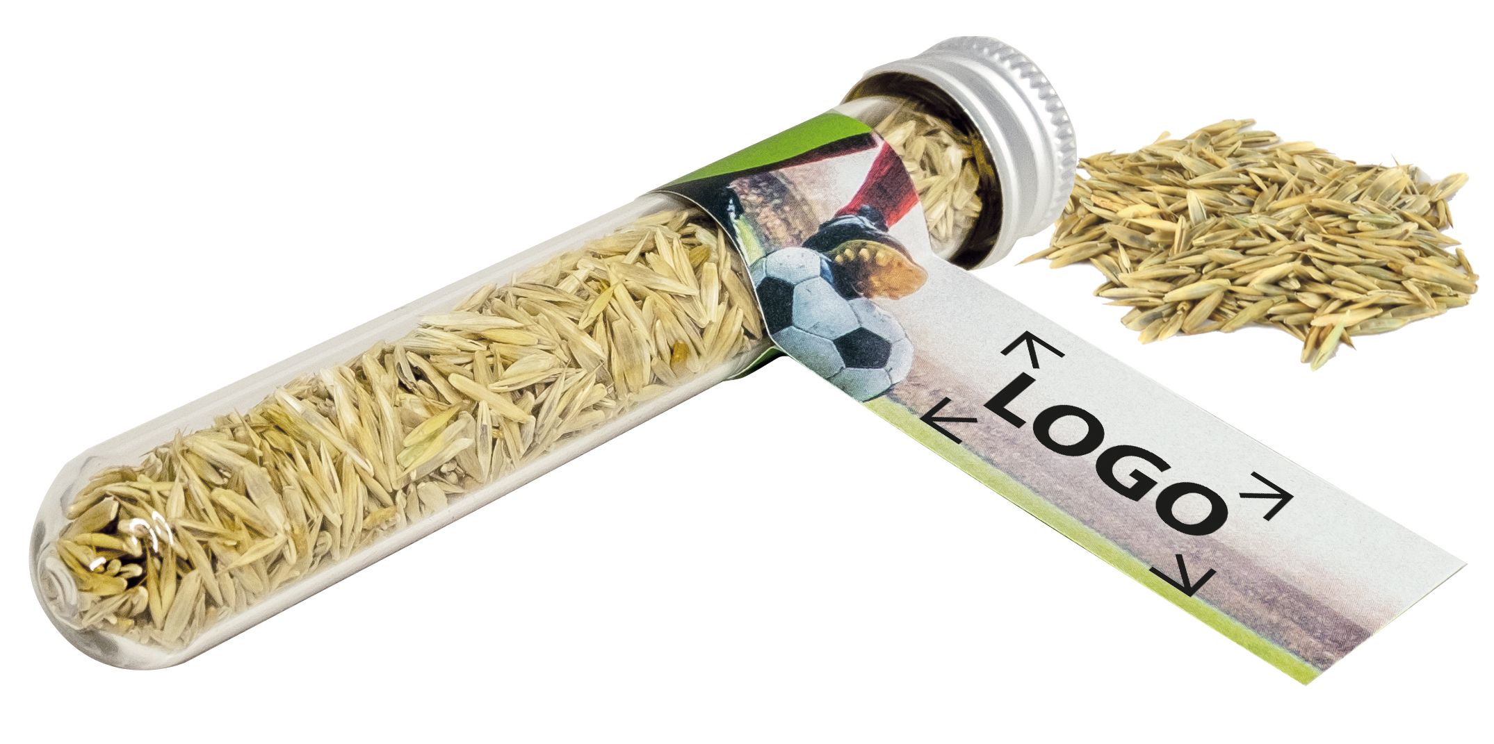 auf das Fähnchen (15,0 x 2,0 cm)