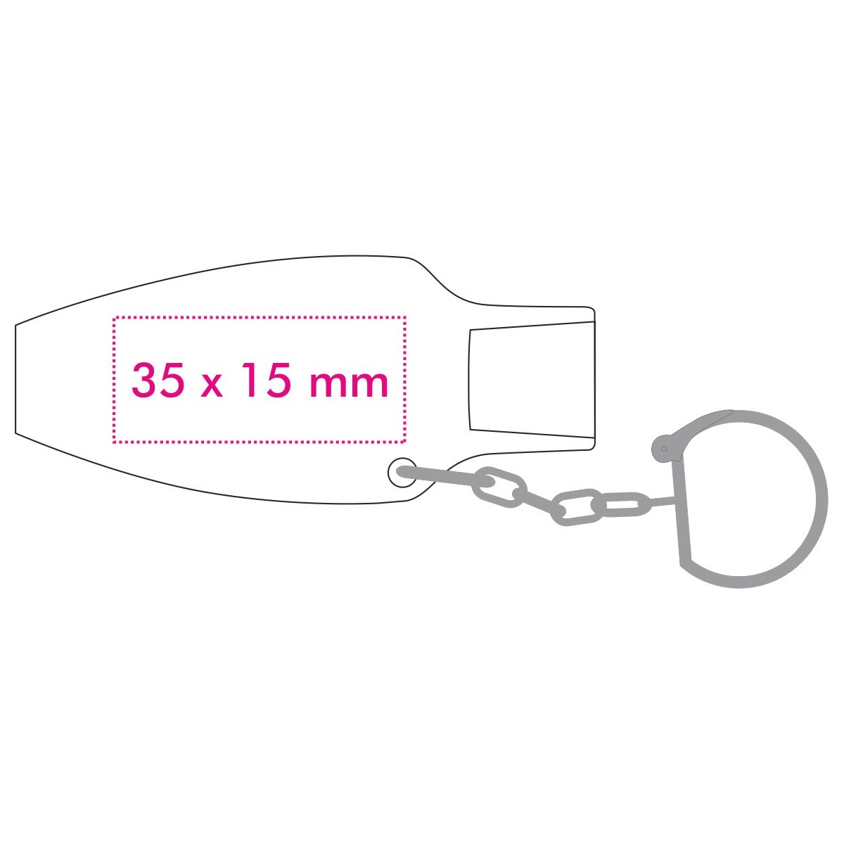 Rückseite (3,5 x 1,5 cm)