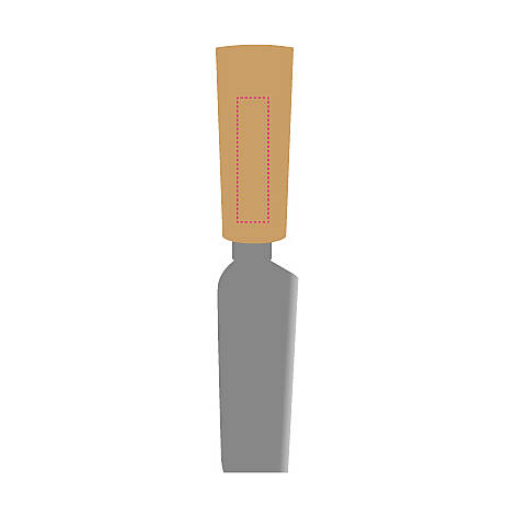 Kaesemesser-Flach-Griff (1 x 4 cm)