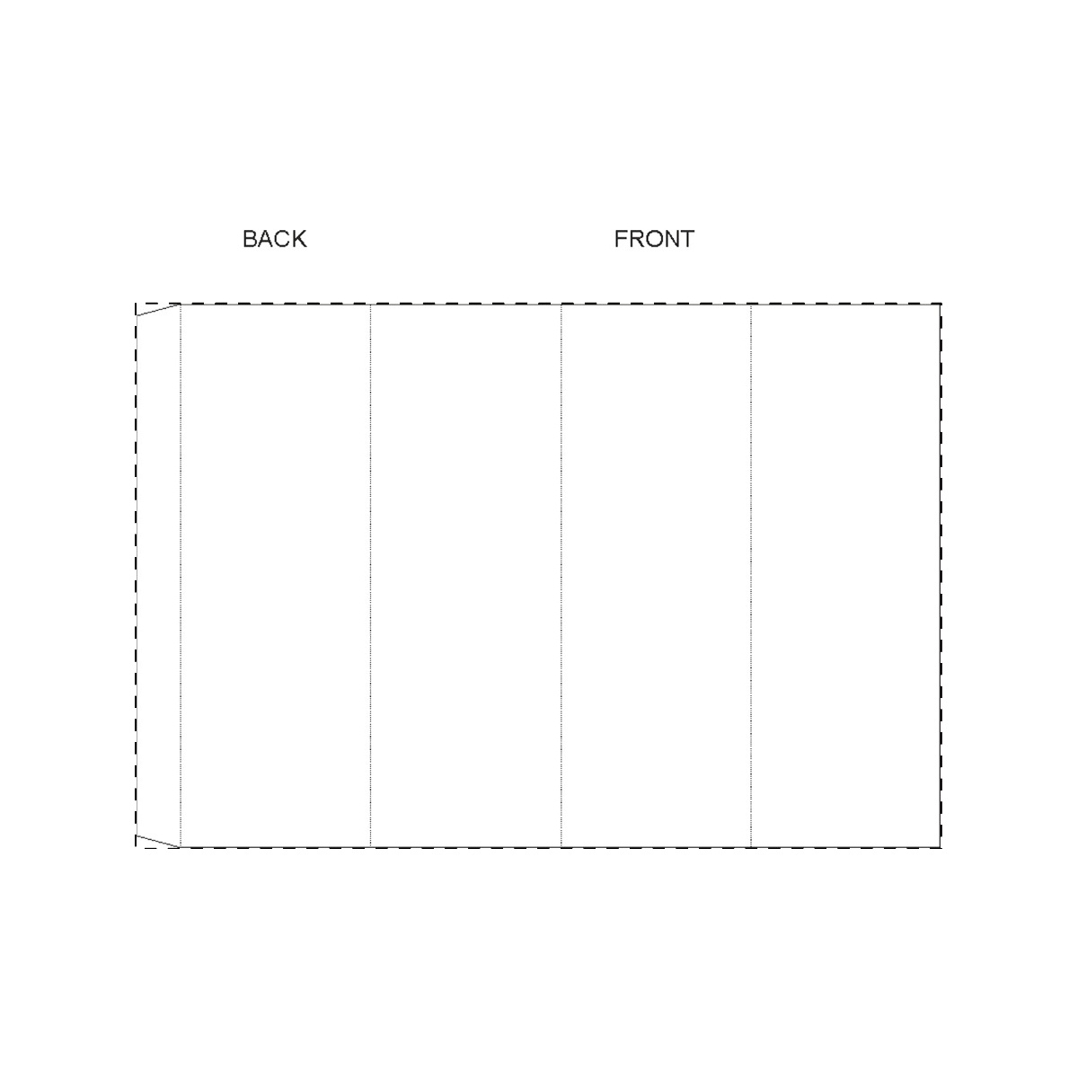 Maßgefertigte Papierbanderole (289 x 195 mm)