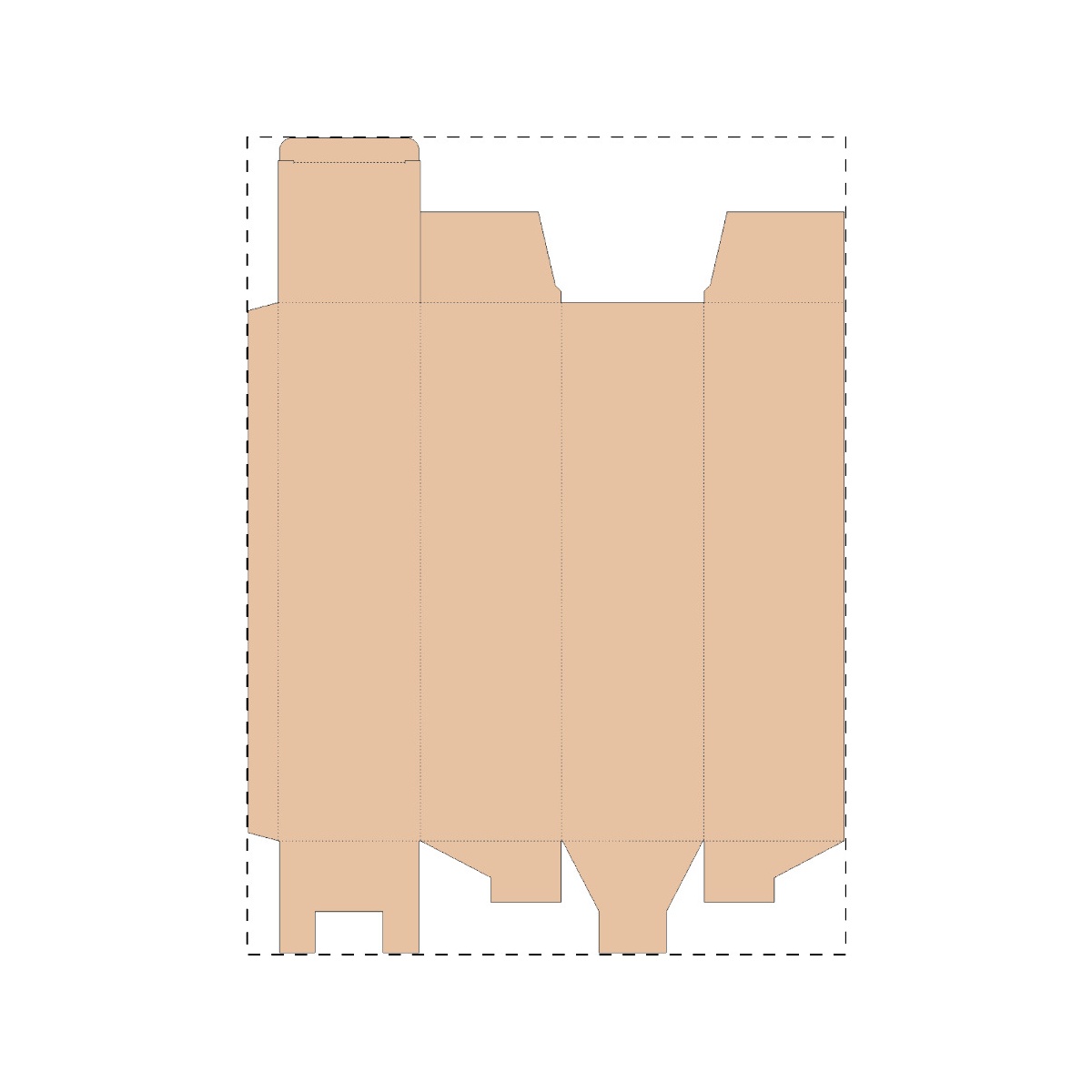 Maßgefertigter Kraft-Wellpappkarton (316 x 432 mm)