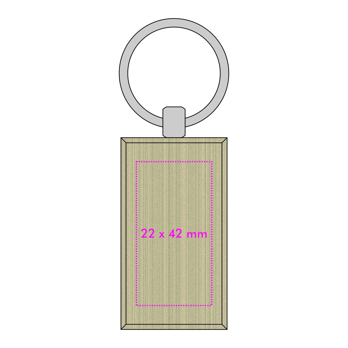 Rückseite (2,2 x 4,2 cm)