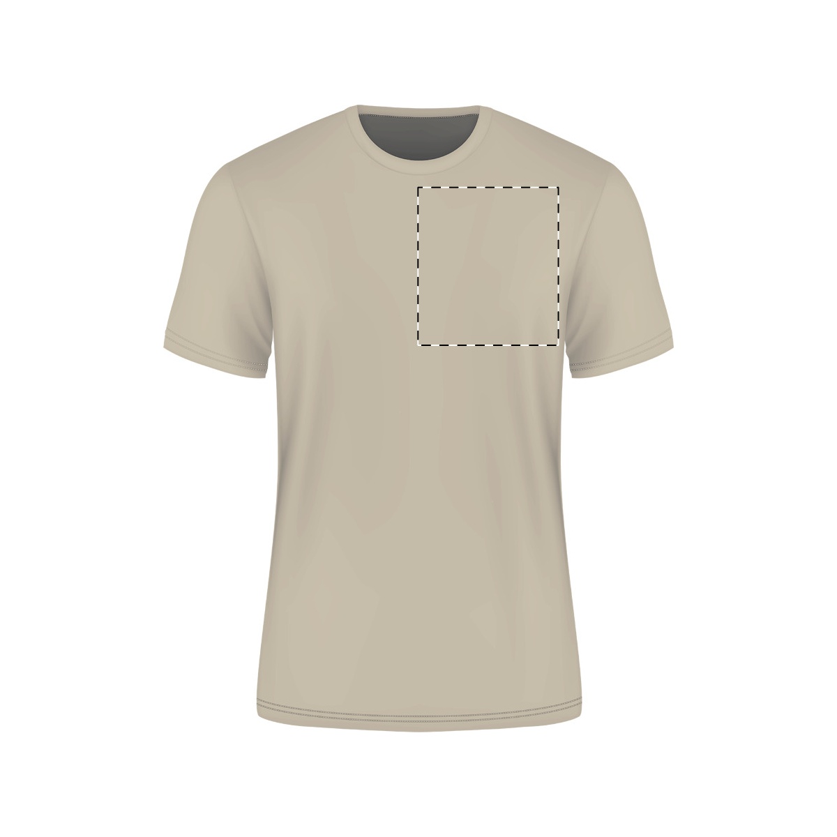 Linke Brust (150 x 80 mm)