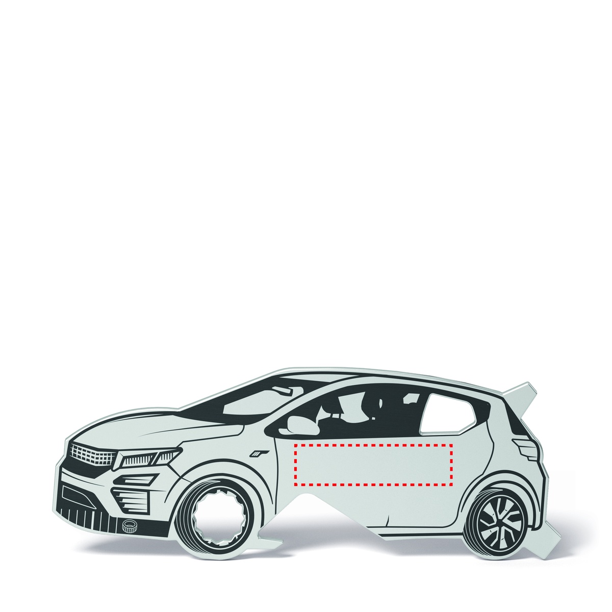 Auf dem Produkt Vorderseite (1,7 x 0,7 cm)