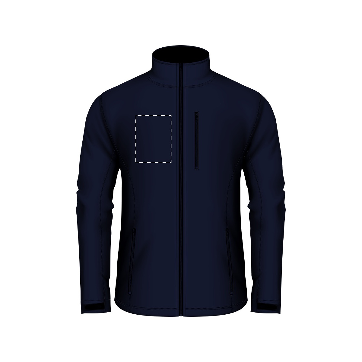 Rechte Brust (150 x 80 mm)