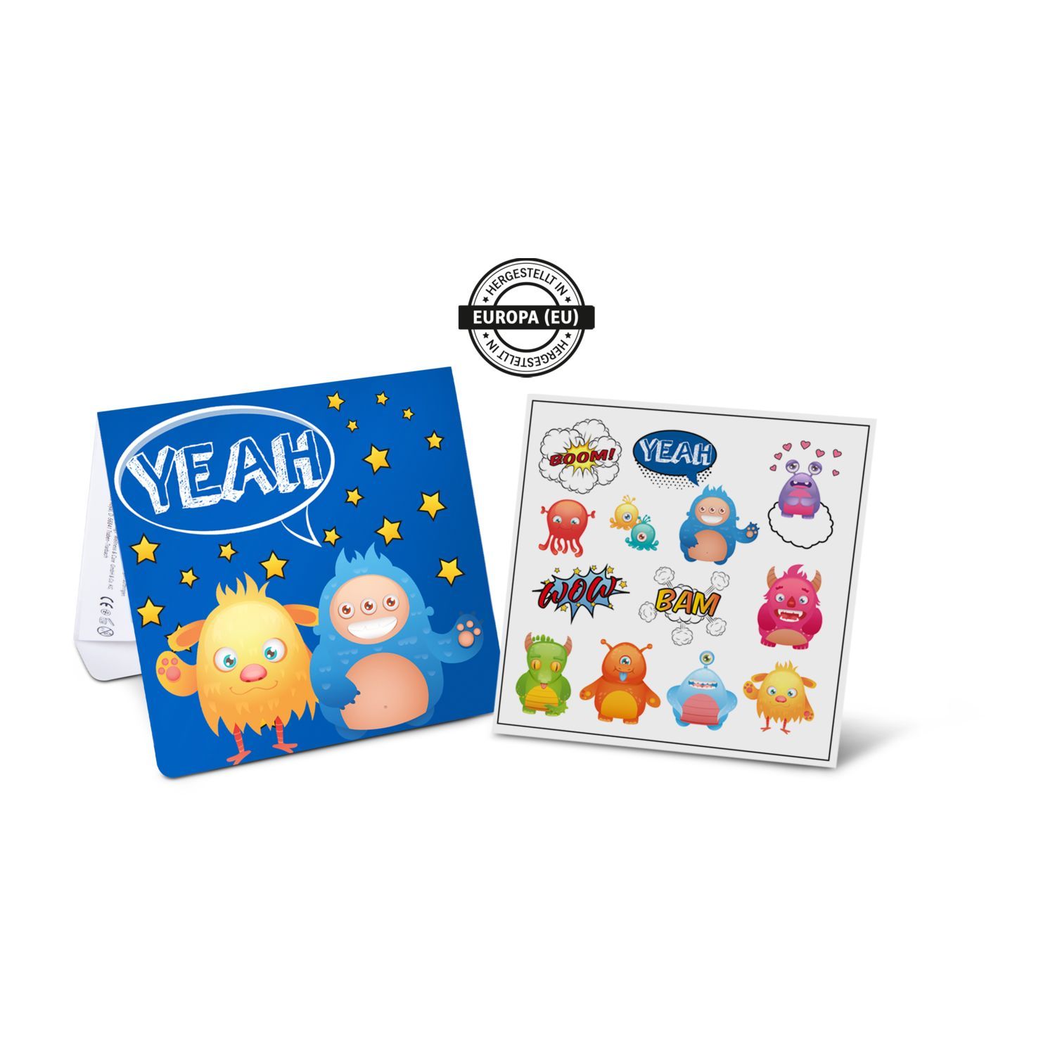 Mäppchen Big im Eigendesign (Mäppchen Geschlossen: 9,4 x 9,4 cm)