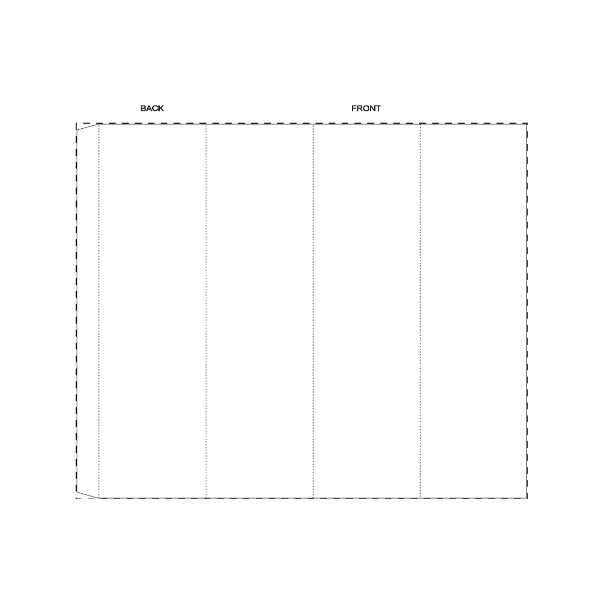 Maßgefertigte Papierbanderole (325 x 270 mm)