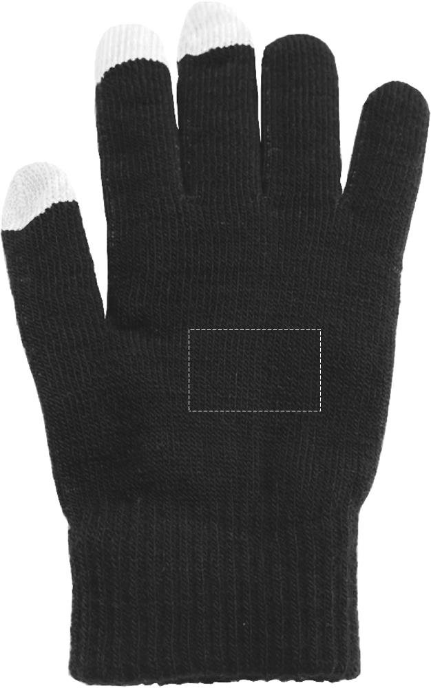 Oberseite Handschuh 2 (3,6 x 3,6 cm)