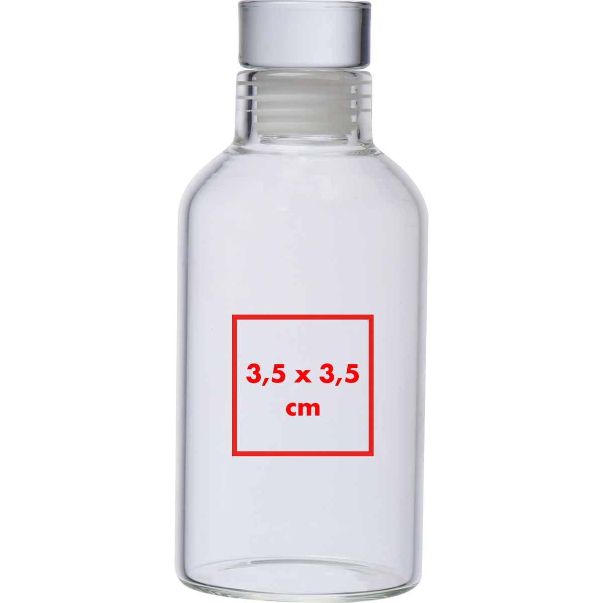 Auf der Flasche (3,5 x 3,5 cm)