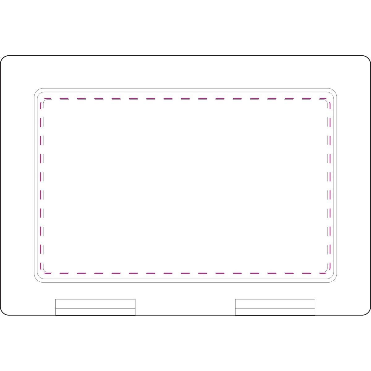 mittig (86 x 142 mm)