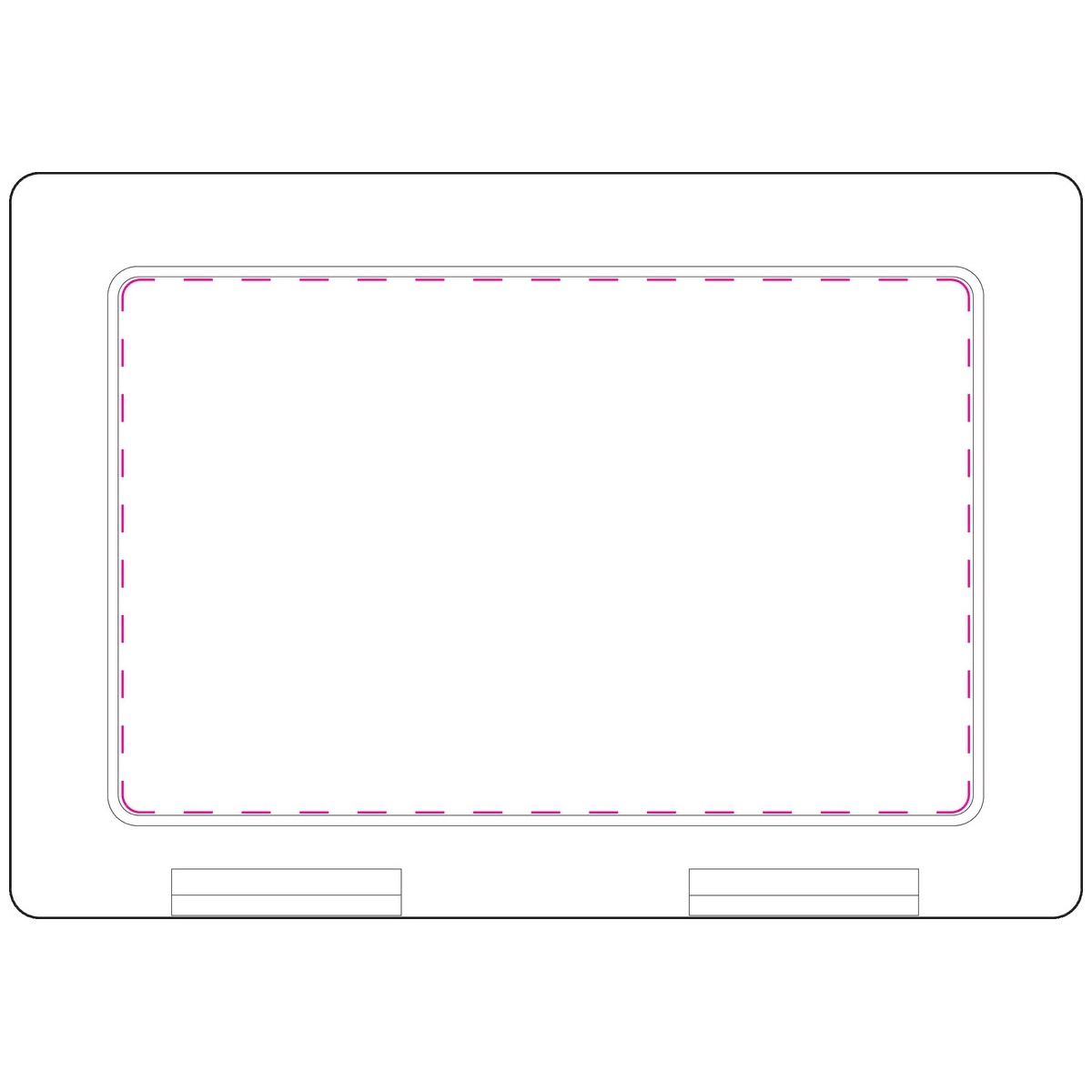 mittig (90 x 143 mm)