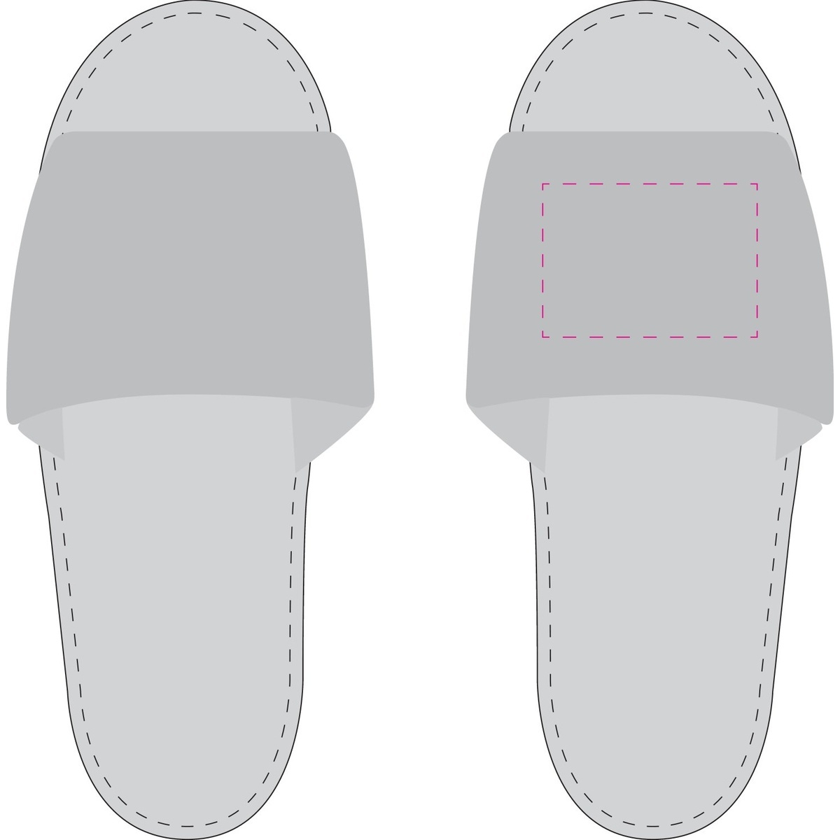 rechter Schuh oben (50 x 70 mm)