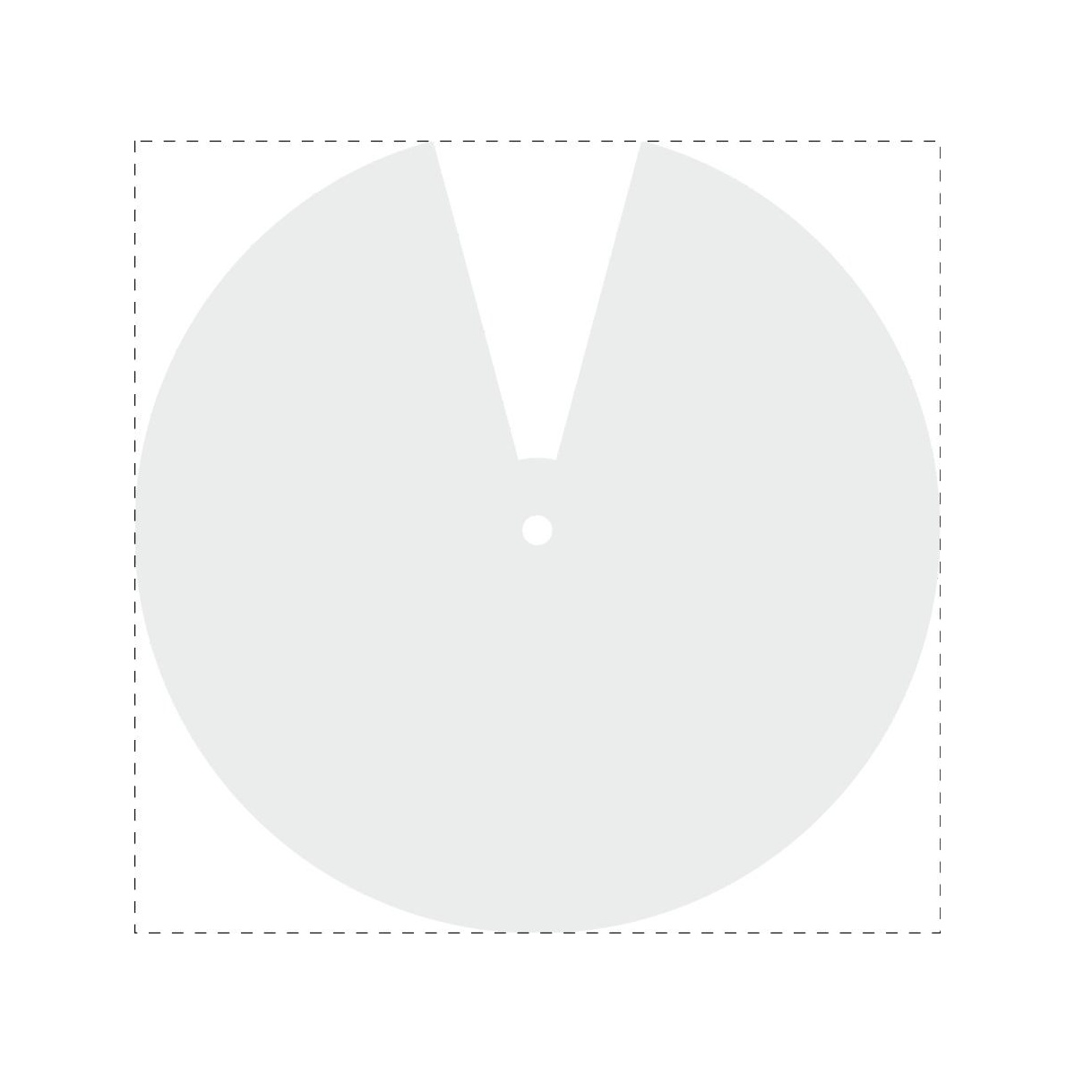 Komplette Oberfläche (Ø 140 mm)