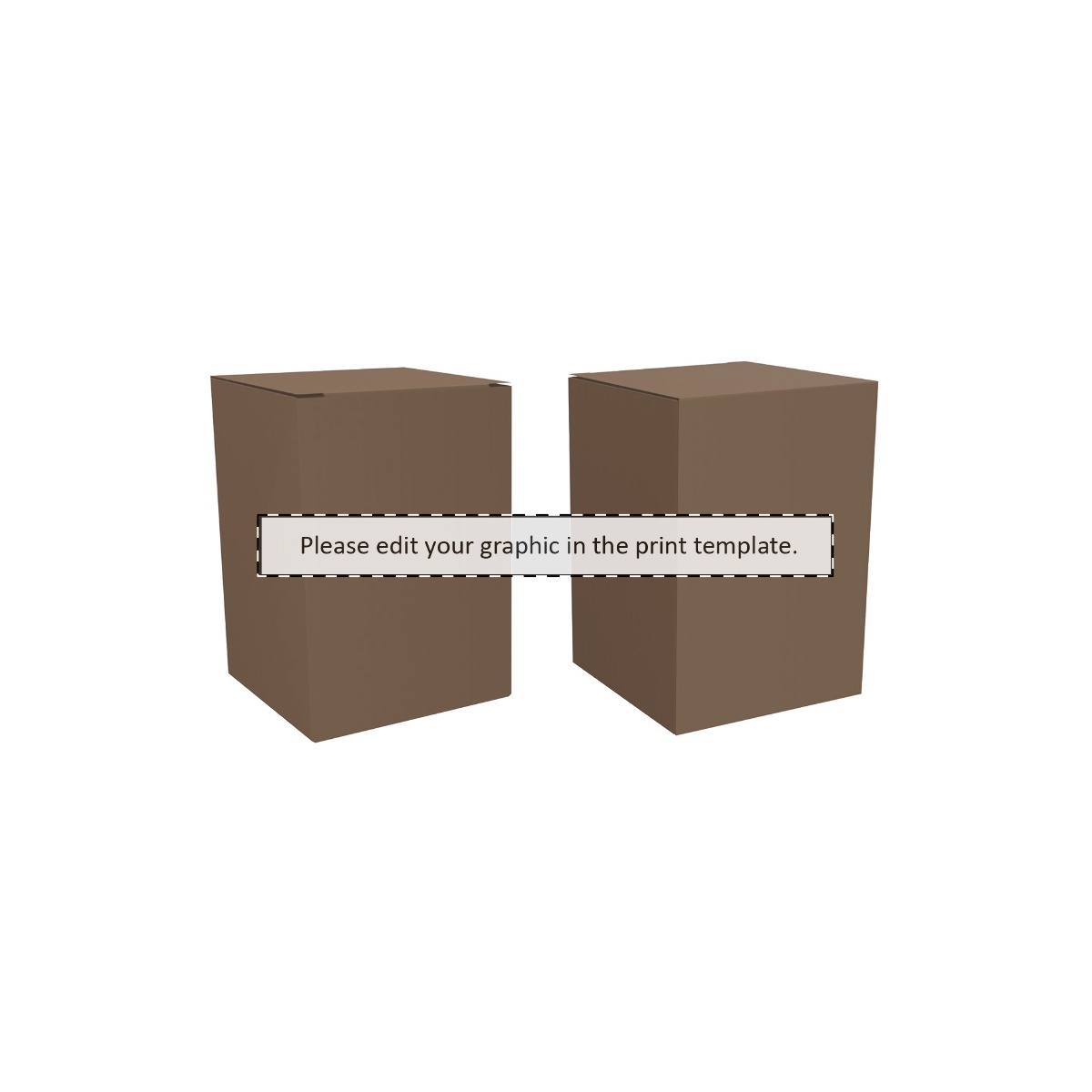 Maßgefertigter Kraft-Karton (263 x 198 mm)