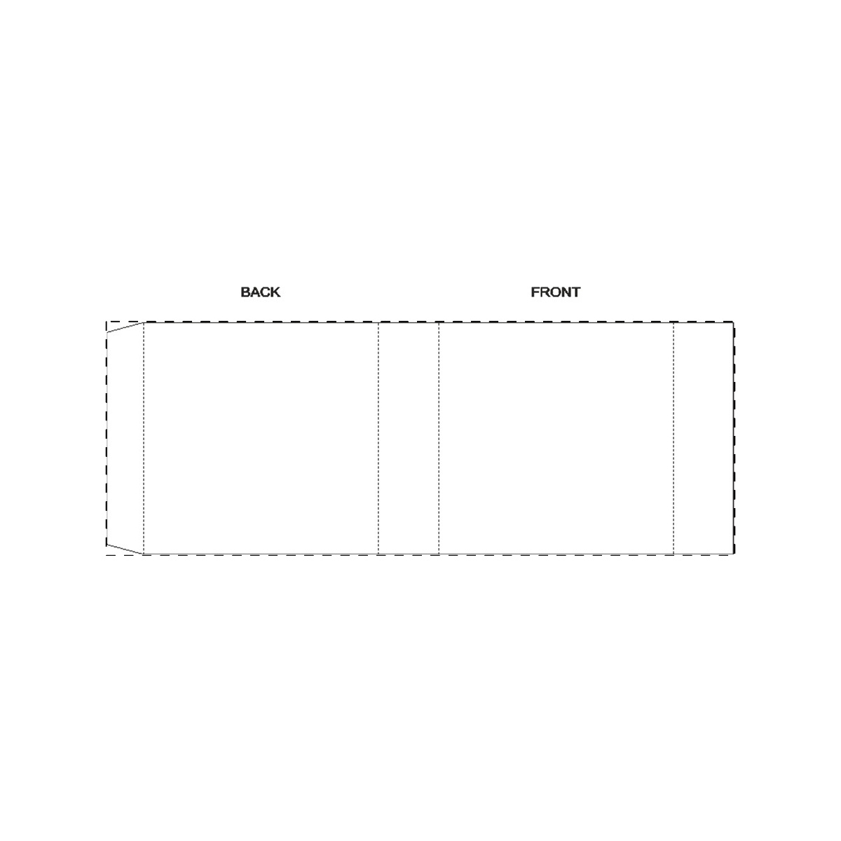 Maßgefertigte Papierbanderole (271 x 100 mm)