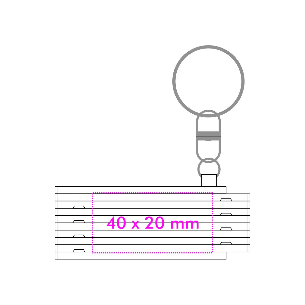 Rückseite (4 x 2 cm)