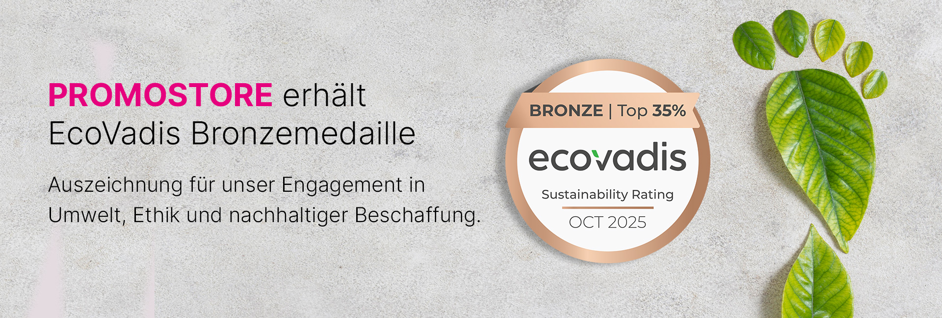 Ecovadis Bronze-Medaillie
