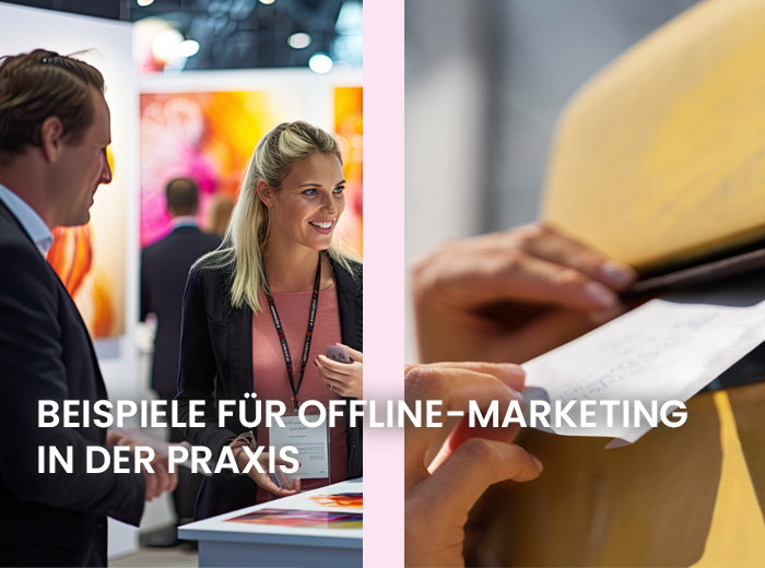 Beispiele für Offline Marketing. Bild Beispiele für Offline Marketing. Bild
